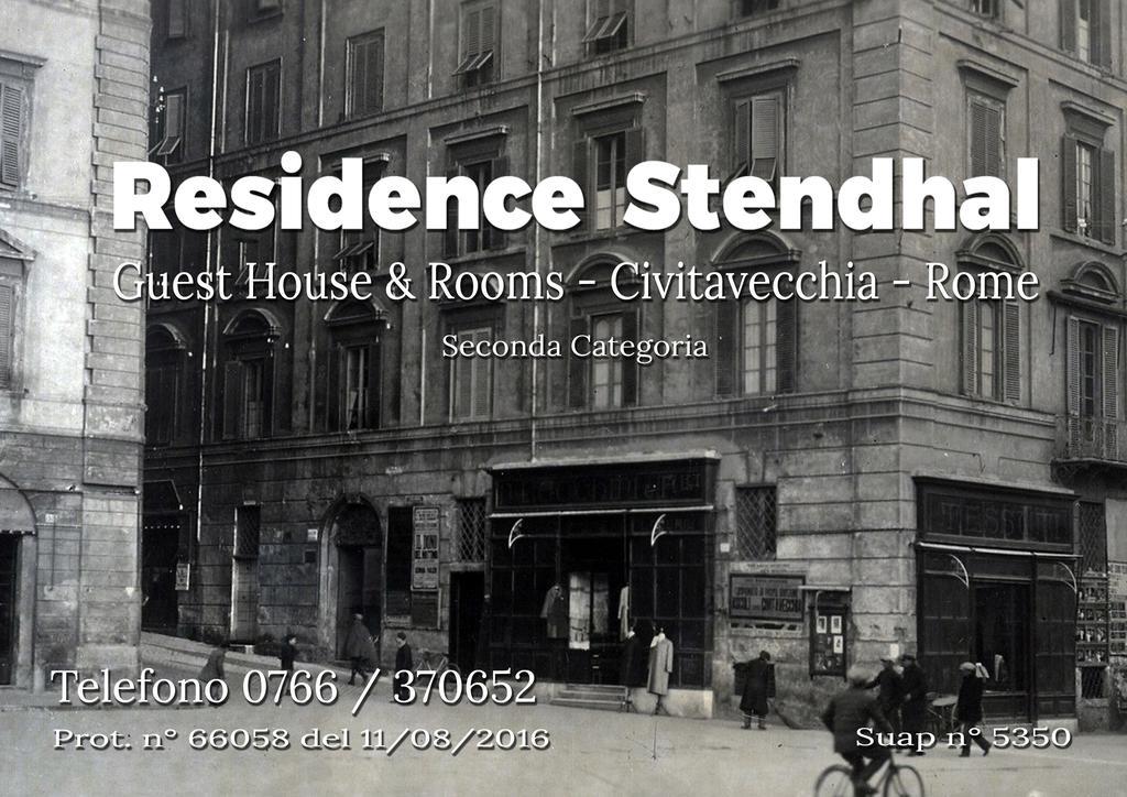 Residence Stendhal Guest House ชิวิตาเวกเกีย ภายนอก รูปภาพ